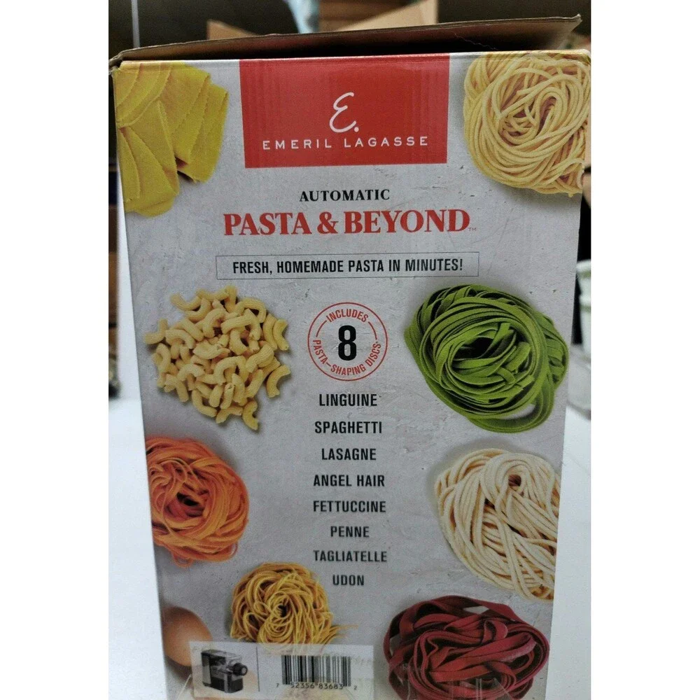 NIB Sealed Emeril Lagasse Pasta & Beyond Pasta Machine Juicer/Frozen 2 in 1